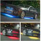 RGB Car Underbody LED Lights – Waterproof Underglow Kit with Remote & Music Sync (4PCS, 12V Universal)