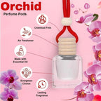 Hanging Pod Car Perfume – Lavender & Musk Fragrance (10ml, Pack of 2, Long-Lasting Diffuser)