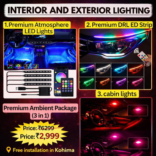 ETU-KWA-RUU™ Ambient Lighting Kit with Installation (Interior & Exterior)