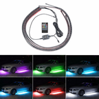 RGB Car Underbody LED Lights – Waterproof Underglow Kit with Remote & Music Sync (4PCS, 12V Universal)