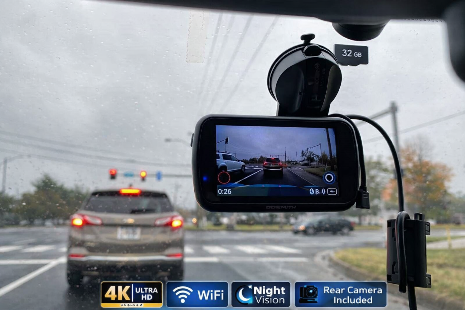 ETU-KWA-RUU™ 4K Dash Cam + Free Installation